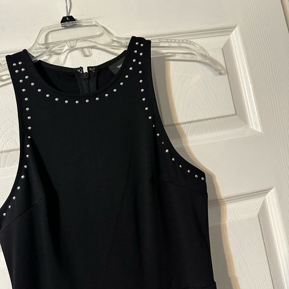 NWT Mossimo Black Studded Fit and Flare Skater Dress - Picture 5 of 14